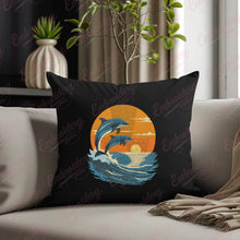 Twilight Dolphins Embroidery Design
