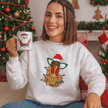 Christmas Chicken Embroidery Design