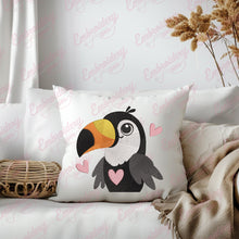 Cute Toucan Bird Embroidery Design