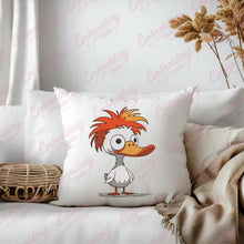Cartoon Duck With Big Eyes Embroidery Design