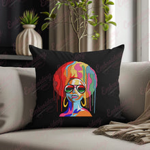 Women Black Queen Embroidery Design
