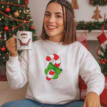 Christmas Candy Cane Embroidery Design