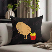 Potato Pooping French Fries Embroidery Design