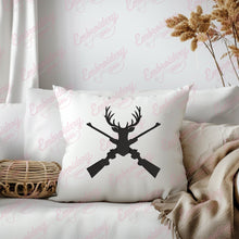 Funny Deer Hunting Embroidery Design