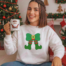 Christmas Elf Bow & Legs Embroidery Design