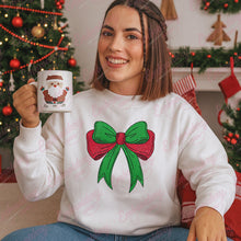 Christmas Bow Embroidery Design