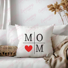 Mom Heart Embroidery Design