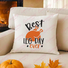 Thanksgiving Best Leg Day Embroidery Design