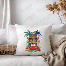 Tiki Mask Embroidery Design