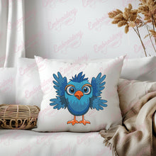 Blue Bird Embroidery Design