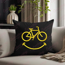 Happy Cycling or Bicycle and Smile Embroidery Design