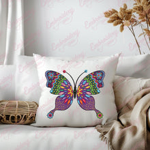 Colorful Butterfly Machine Embroidery Design