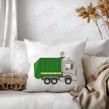 Garbage Truck Embroidery Design