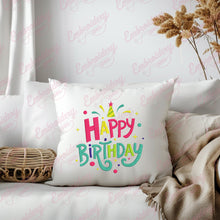 Happy Birthday Embroidery Design