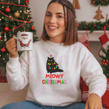 Meowy Christmas Cat Embroidery Design