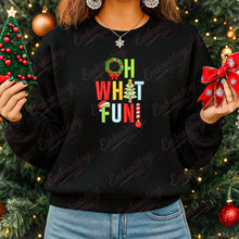 Oh What Fun Christmas Embroidery Design