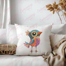 Elegant Bird Embroidery Design
