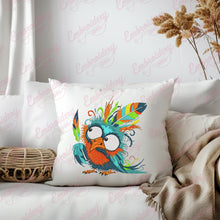 Crazy Colorful Bird Clipart Embroidery Design