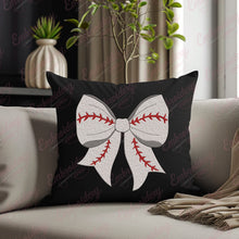 Baseball Coquette Bow Embroidery Design