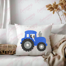 Charming Farm Tractor Embroidery Design