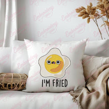 I'm Fried Funny Fried Egg Embroidery Design