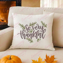 So Very Thankful Thanksgiving Embroidery Design