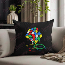 Melting Rubik Cube Embroidery Design