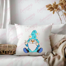 Funny Gnome with Daisy Flower Embroidery Design
