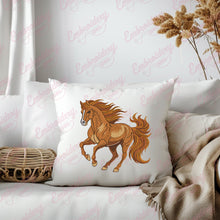 Brown Horse Machine Embroidery Design