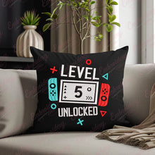Level 5 Unlocked Gamer Birthday Embroidery Design