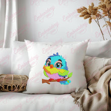 Colorful Titmouse Bird Machine Embroidery Design