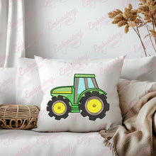 Cute Farm Tractor Embroidery Design