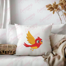 Flying Exotic Bird Machine Embroidery Design