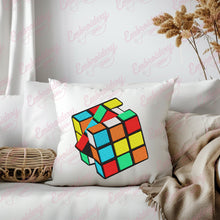 Rubik's Cube Puzzle Embroidery Design