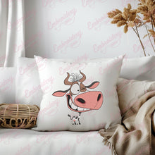 Funny Cow Embroidery Design