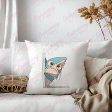 Peeking Shark Embroidery Design