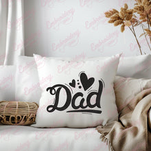 Dad Heart Embroidery Design