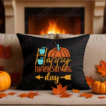 Happy Thanksgiving Saying Embroidery Design
