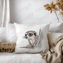 Cute Otter Embroidery Design