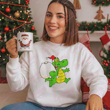 Christmas Santa Crocodile Alligator Embroidery Design