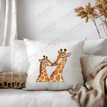 Two Giraffe Machine Embroidery Design