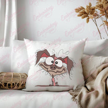Crazy Cartoon Dog Embroidery Design