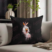 Surprised Chicken Embroidery Design