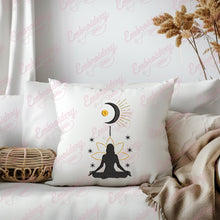 Moon Yoga Embroidery Design