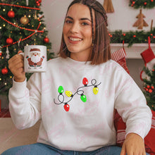 Cheerful Christmas Lighting Embroidery Design