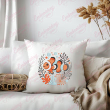 Tropical Fish Circle Machine Embroidery Design