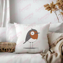 Cartoon Robin Bird Embroidery Design