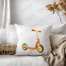 Children Scooter Embroidery Design
