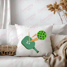 Pickleball And Paddle Embroidery Design