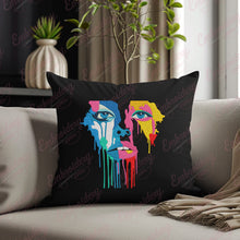 Colorful Woman Face Embroidery Design